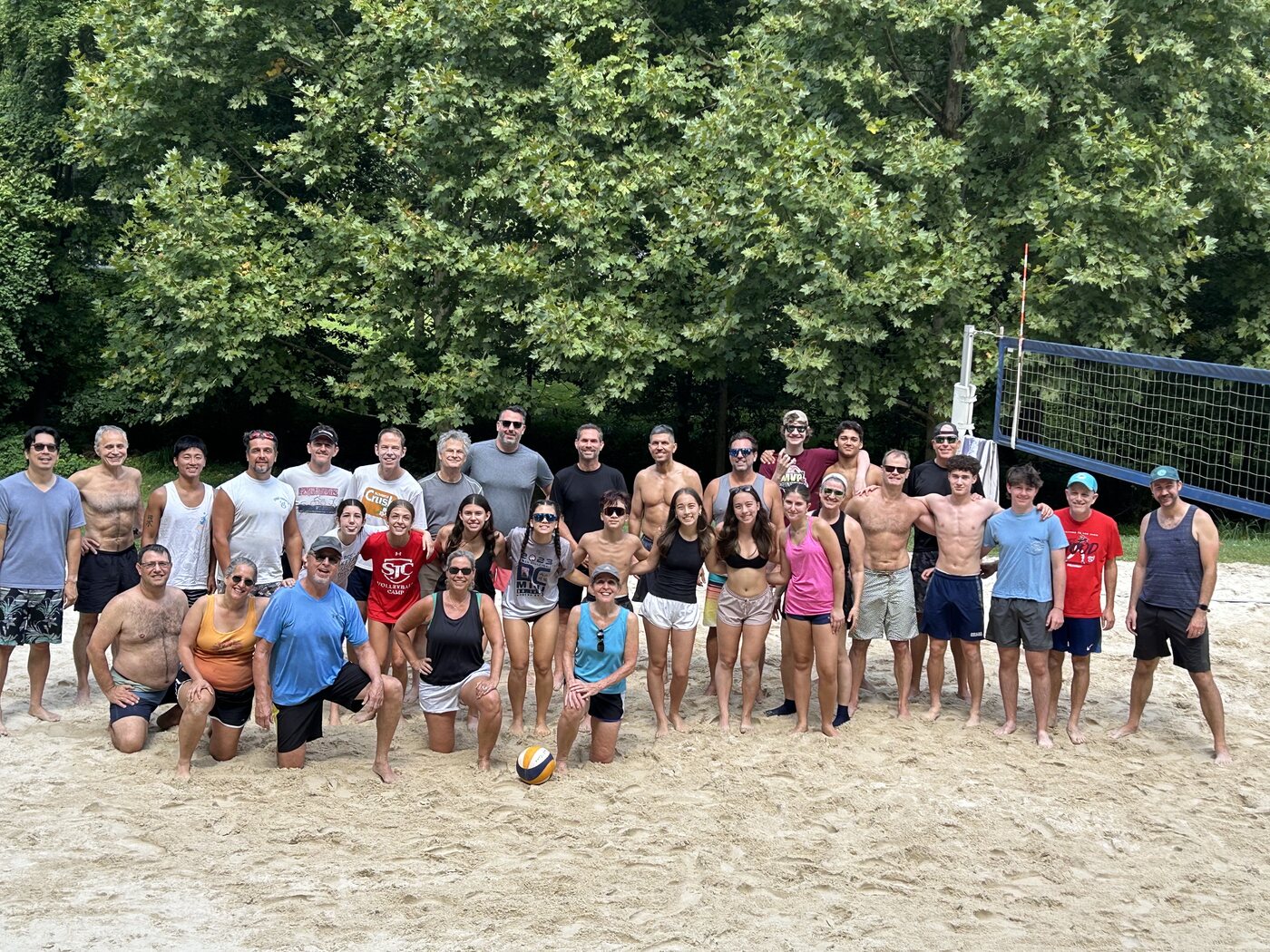 Tournament players gathered for a group photo